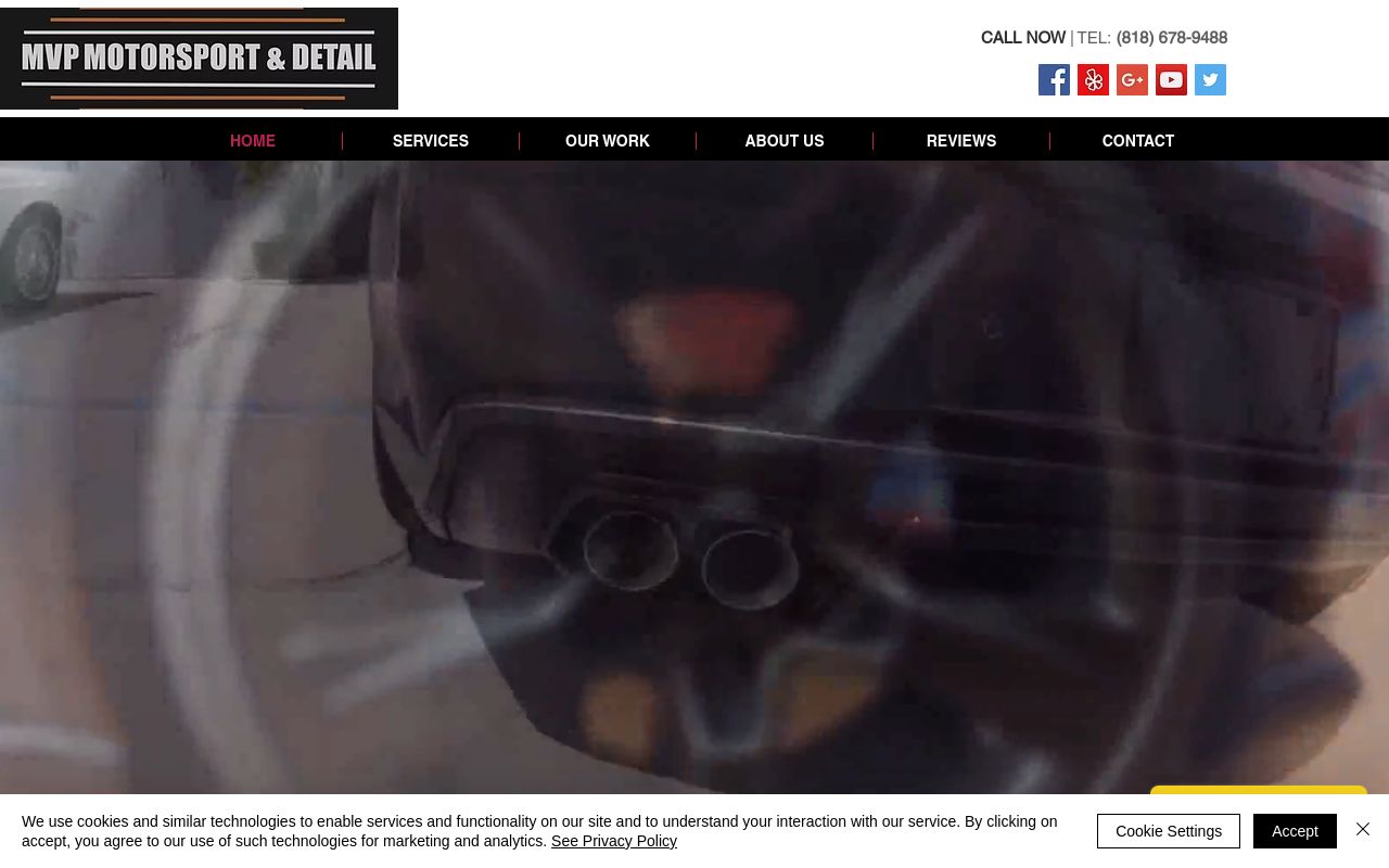 Homepage of MVP Detail & Motorsport's website