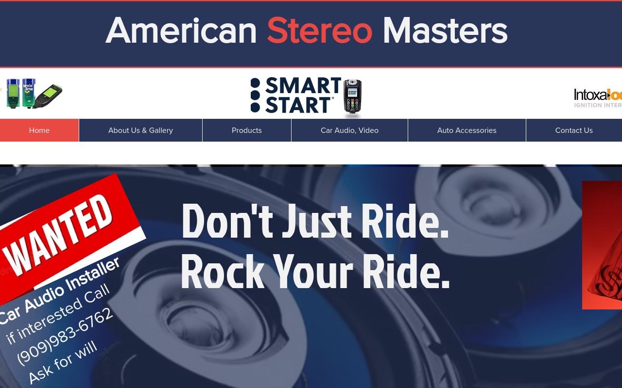 Homepage of American Stereo Masters's website