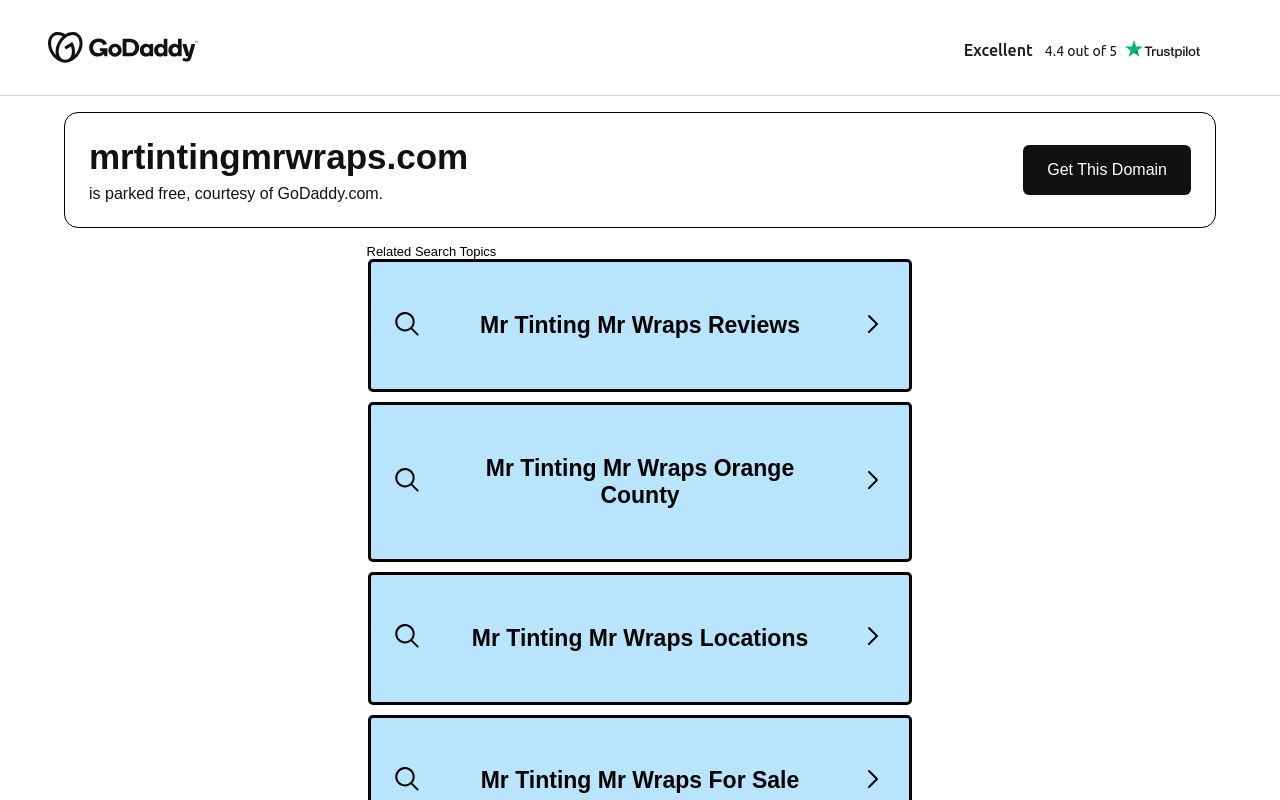 Homepage of Mr Tinting Mr Wraps's website