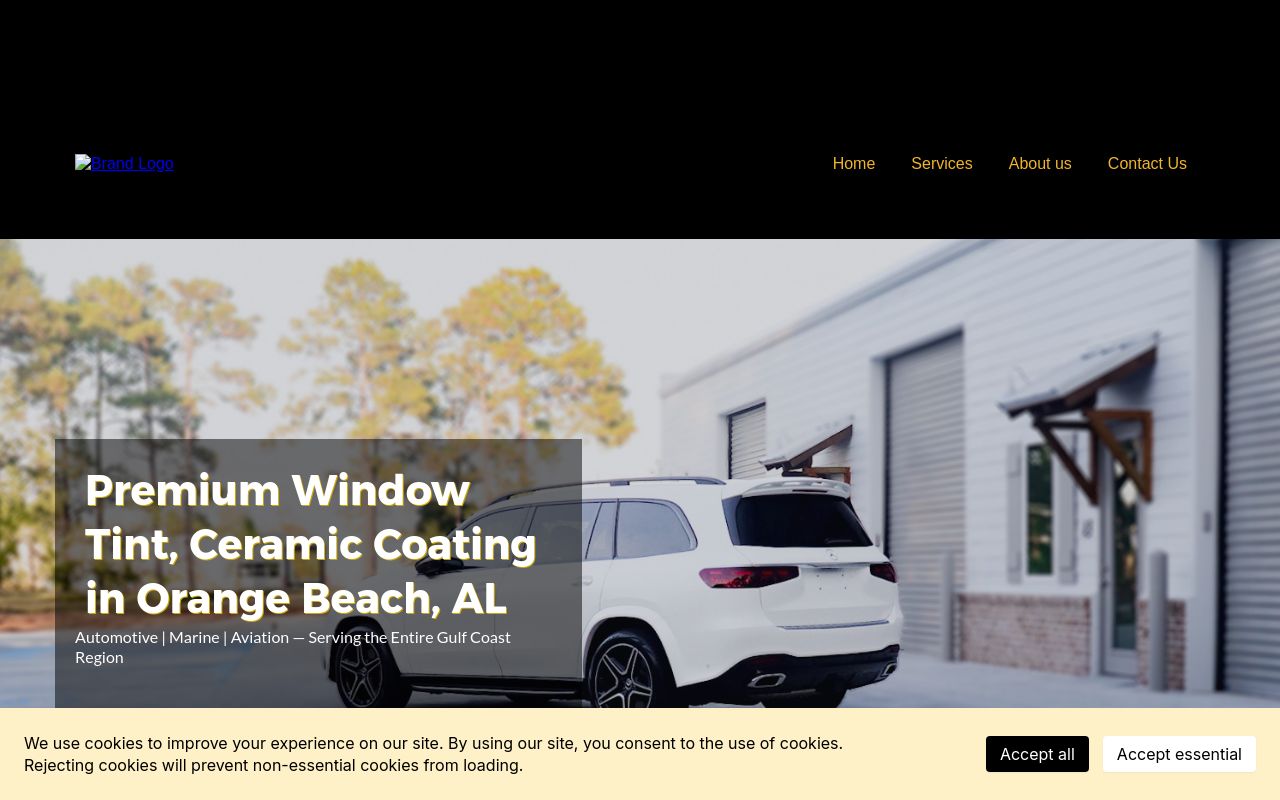 Homepage of LUX's website