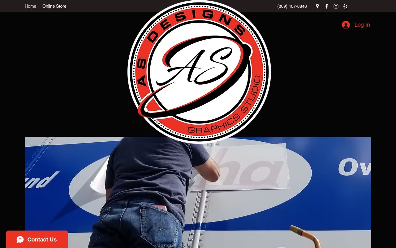 Homepage of ASDesigns's website