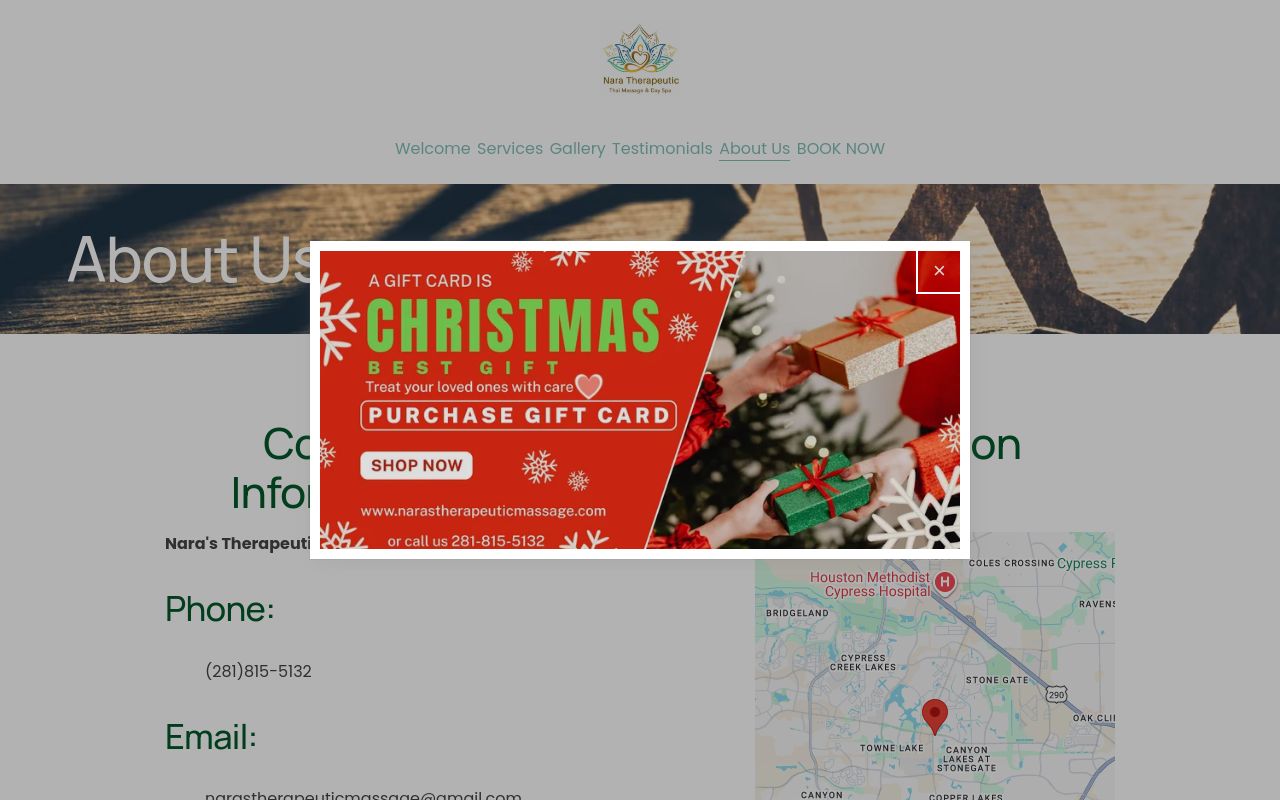 Homepage of Threading and Tinting's website