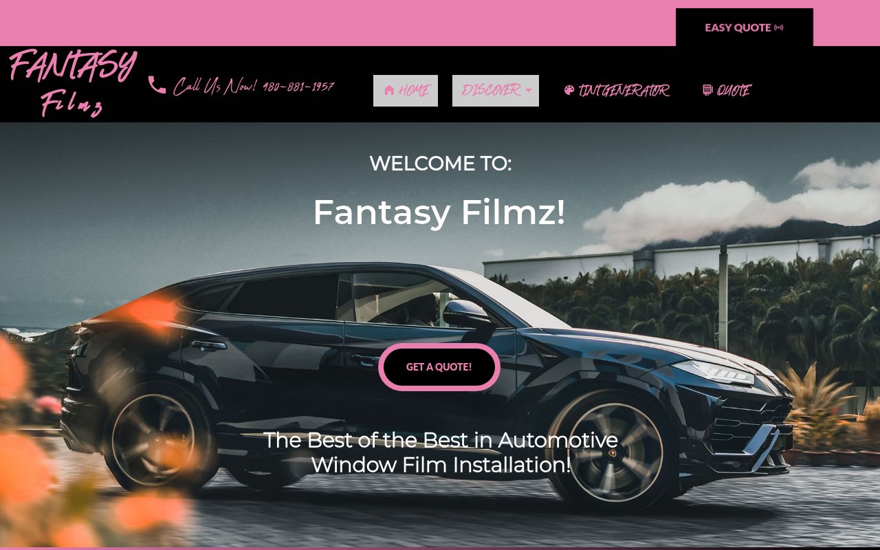Homepage of Fantasy FilmZ's website