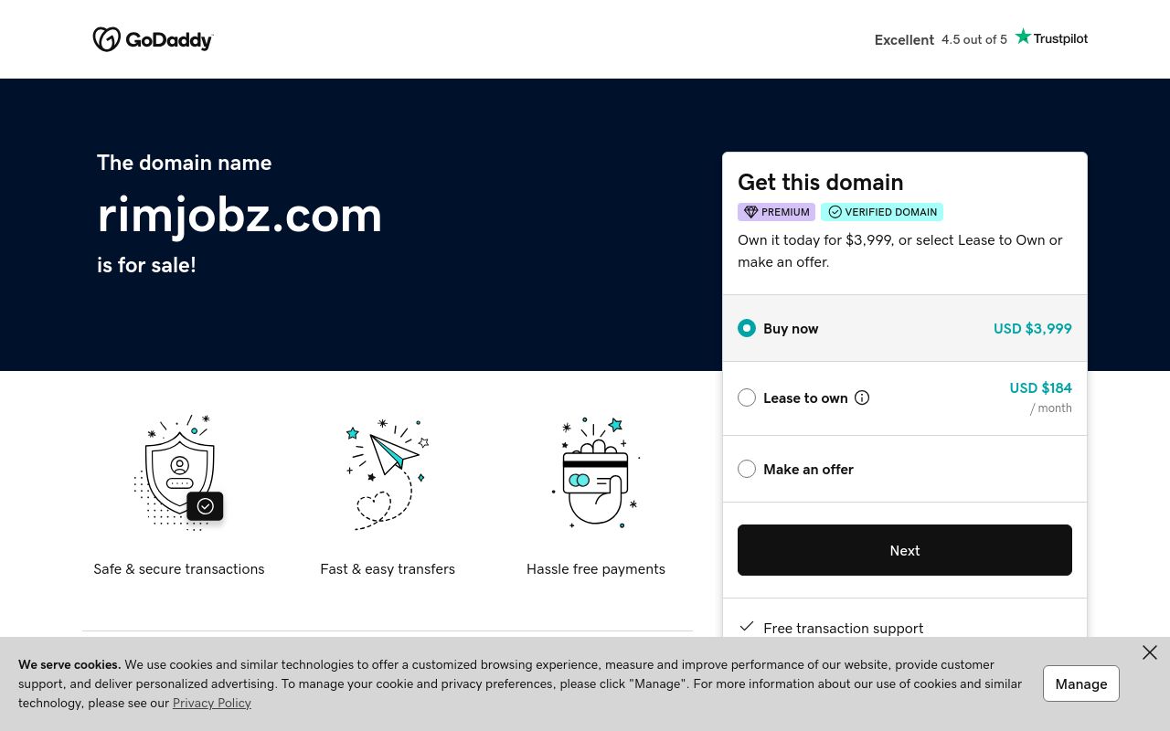 Homepage of RimJobz Auto Customization's website