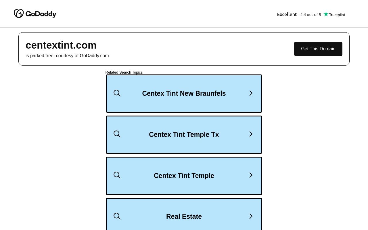 Homepage of Centex Window Tint & Truck Accessories's website