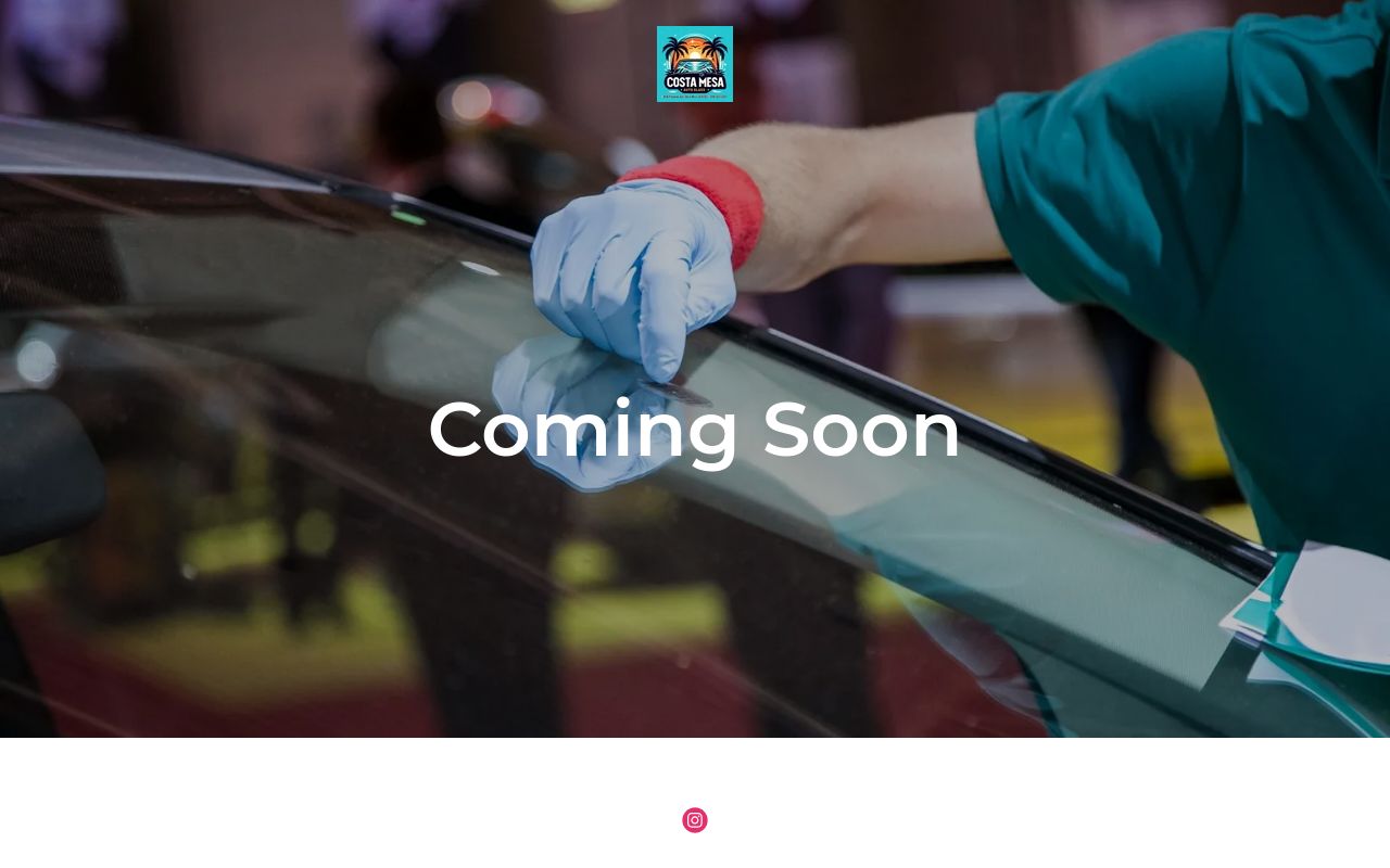 Homepage of Costa Mesa Auto Glass's website