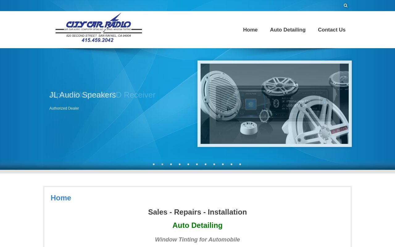 Homepage of City Car Radio and Air inc.'s website
