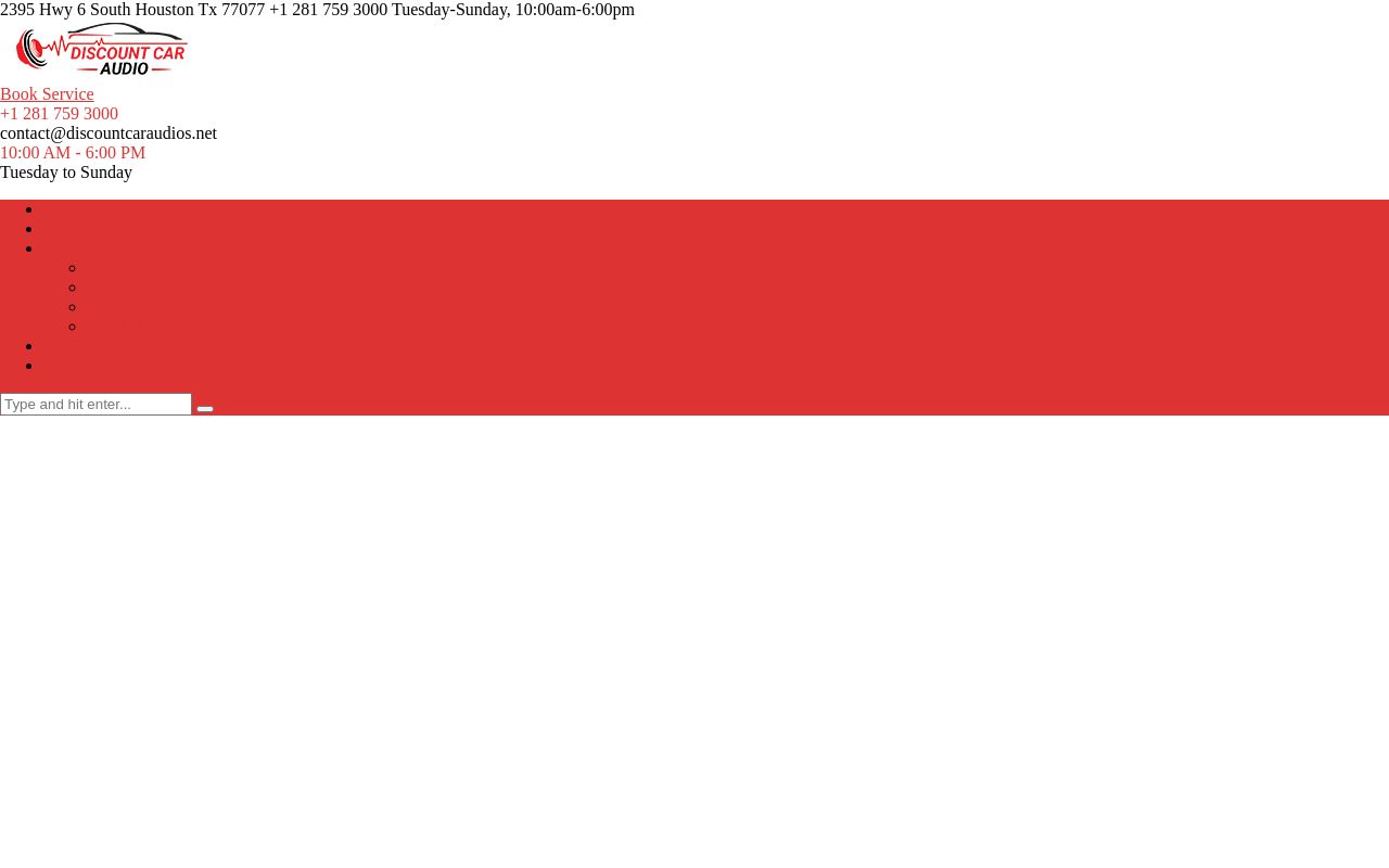 Homepage of Discount Car Audio's website