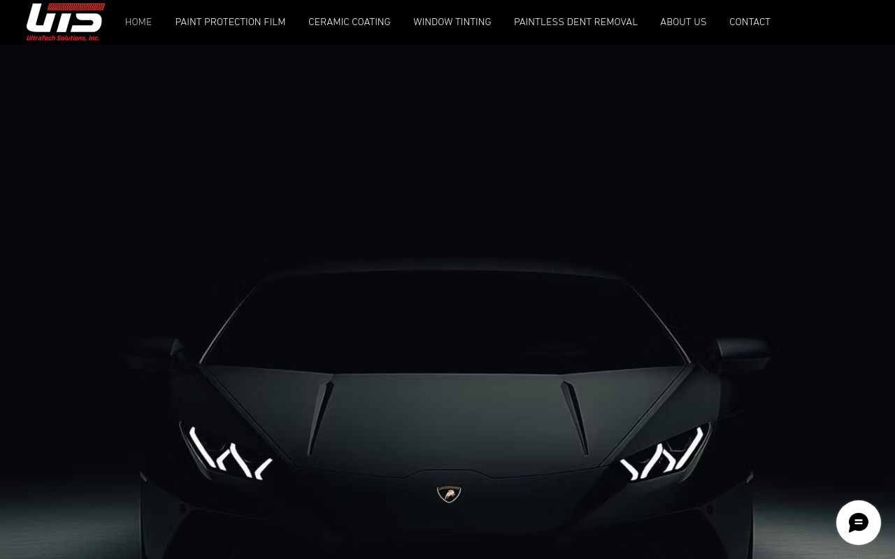 Homepage of UltraTech Solutions inc's website