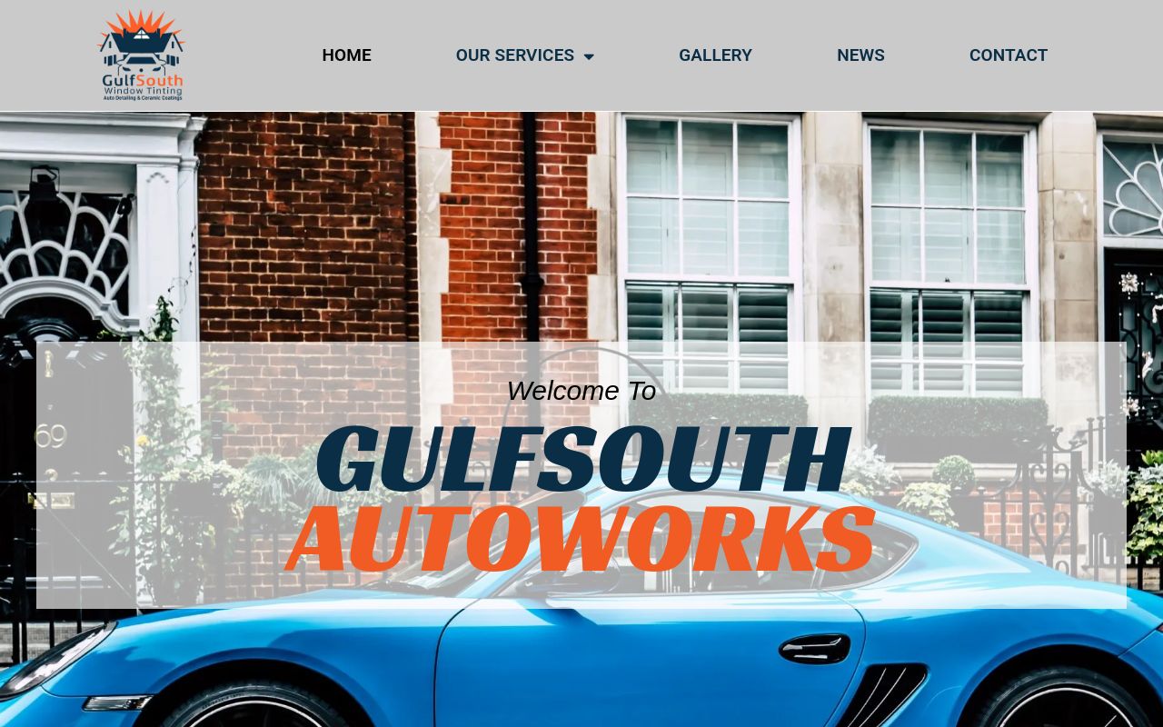 Homepage of Gulfsouth Autoworks's website