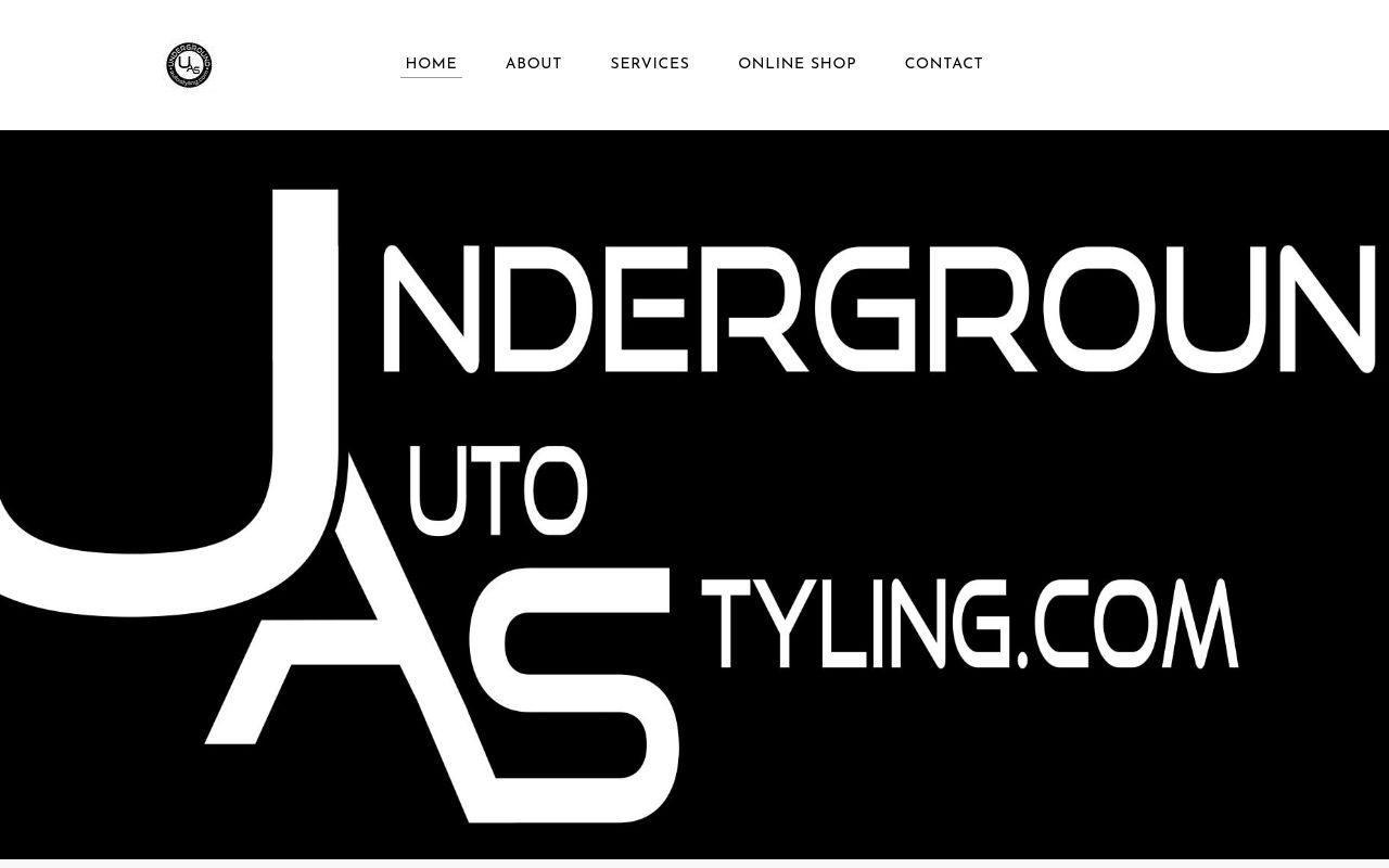 Homepage of UAS - Underground Autostyling's website