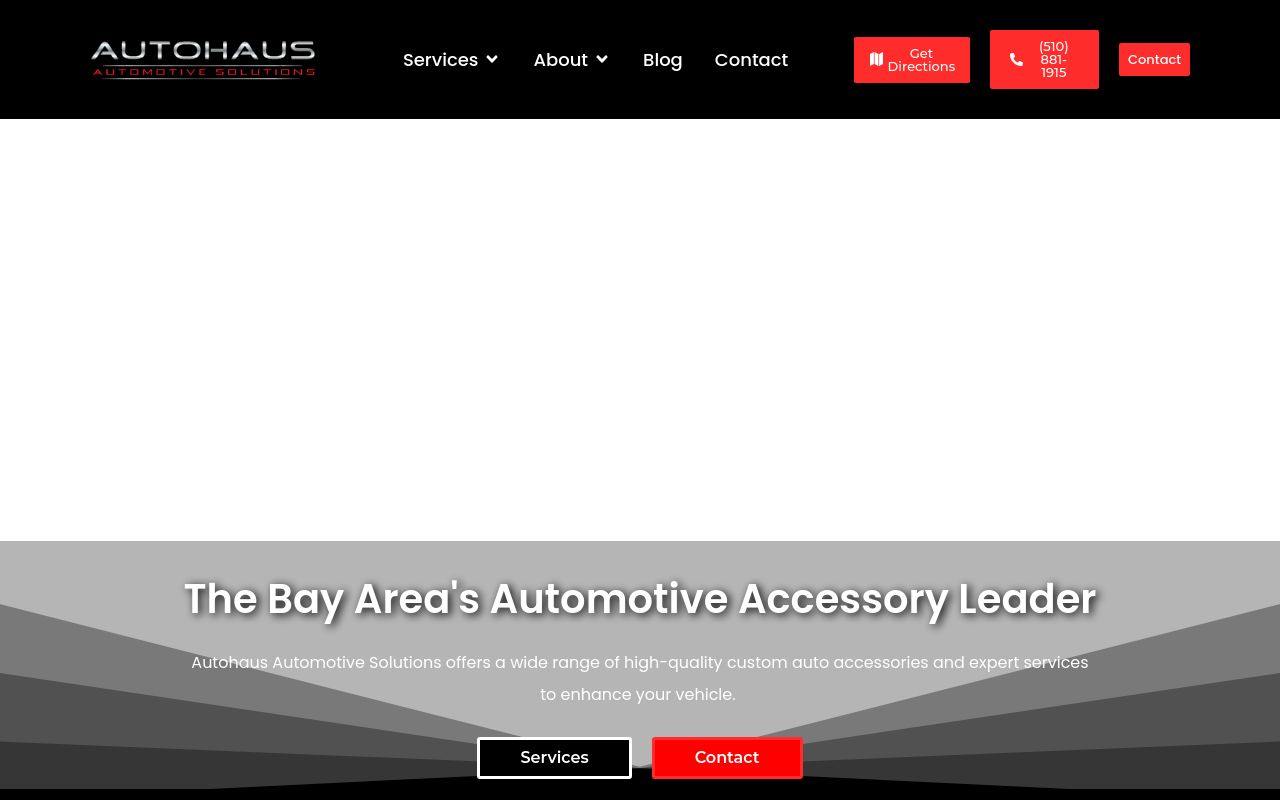 Homepage of Autohaus Automotive Solutions's website
