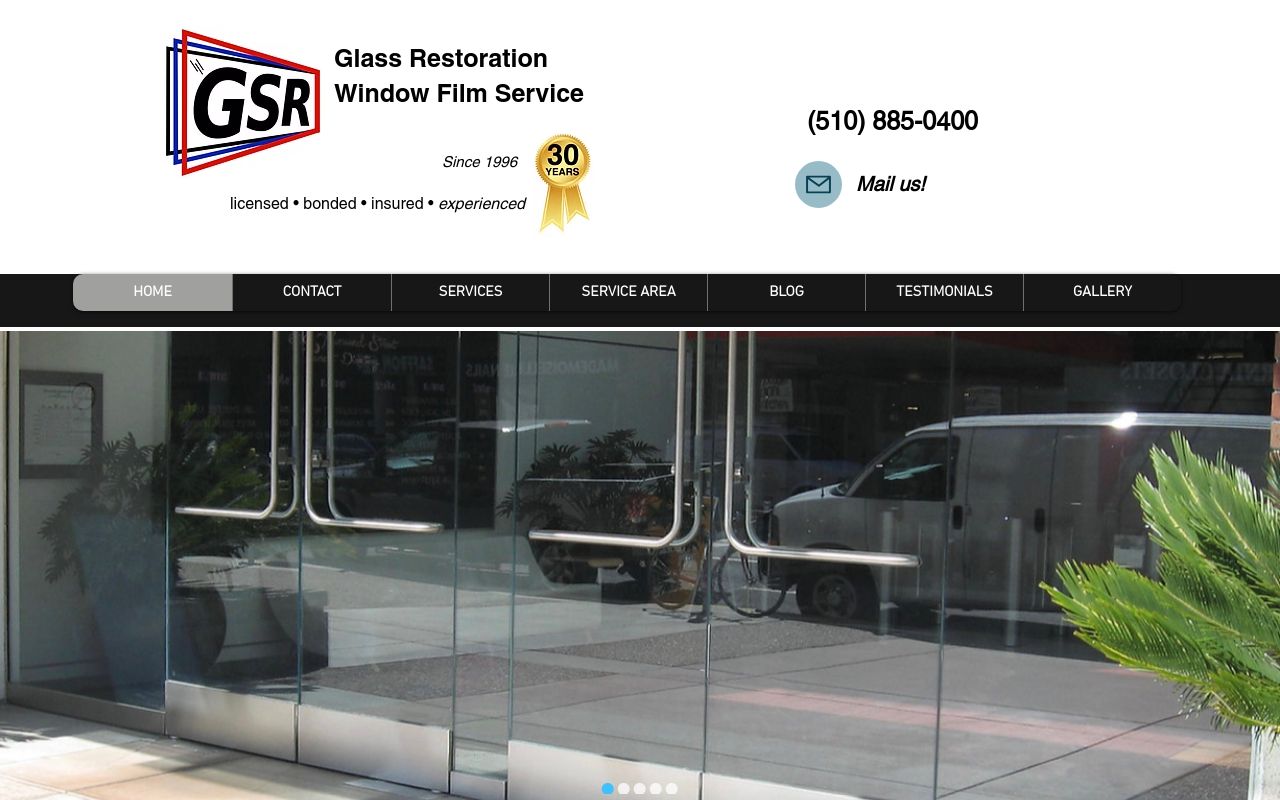 Homepage of GSR, Inc.'s website