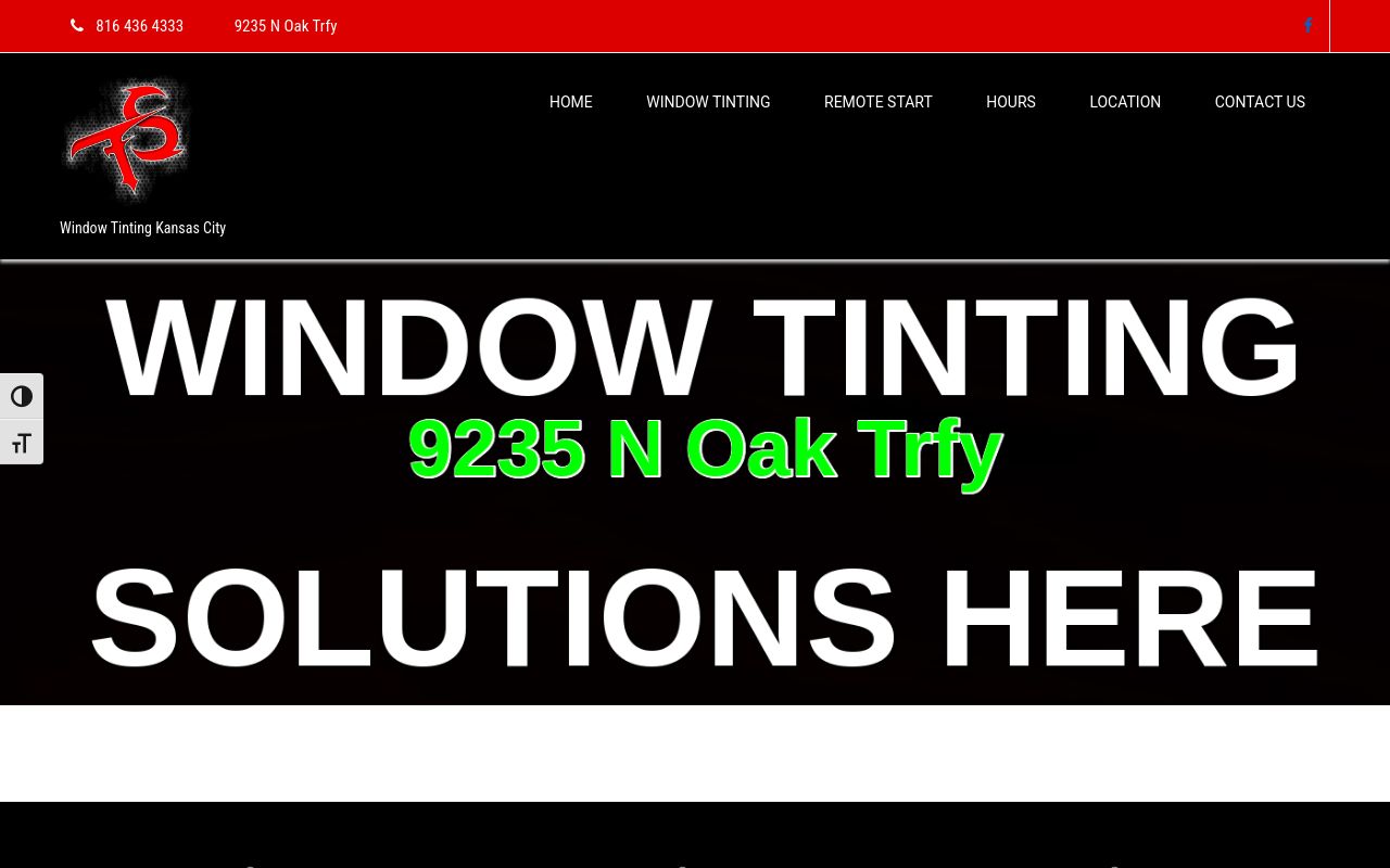 Homepage of Tintsmith's website