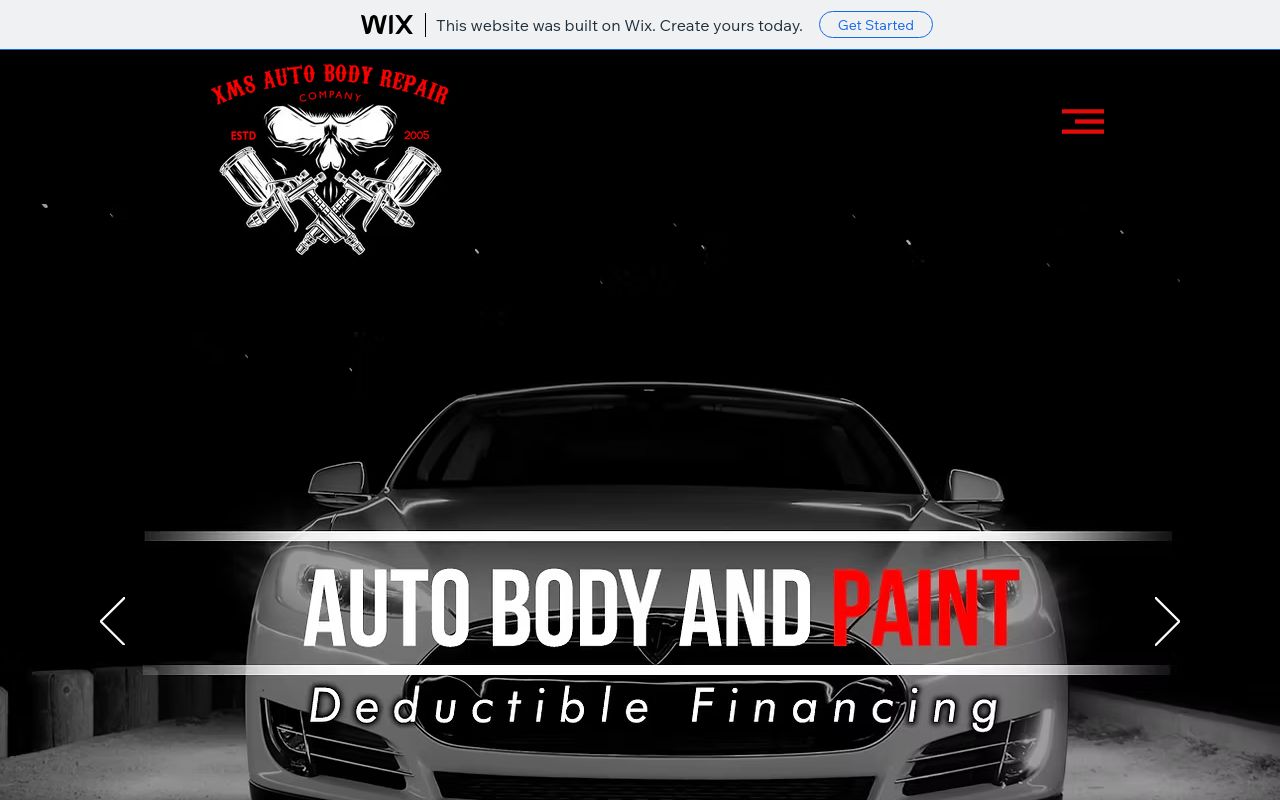 Homepage of xms and utv's website