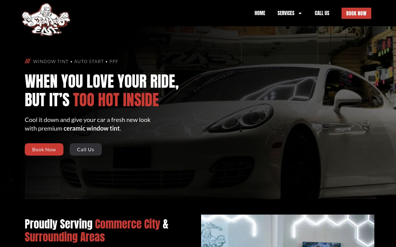 Homepage of Supa Mario Ent's website
