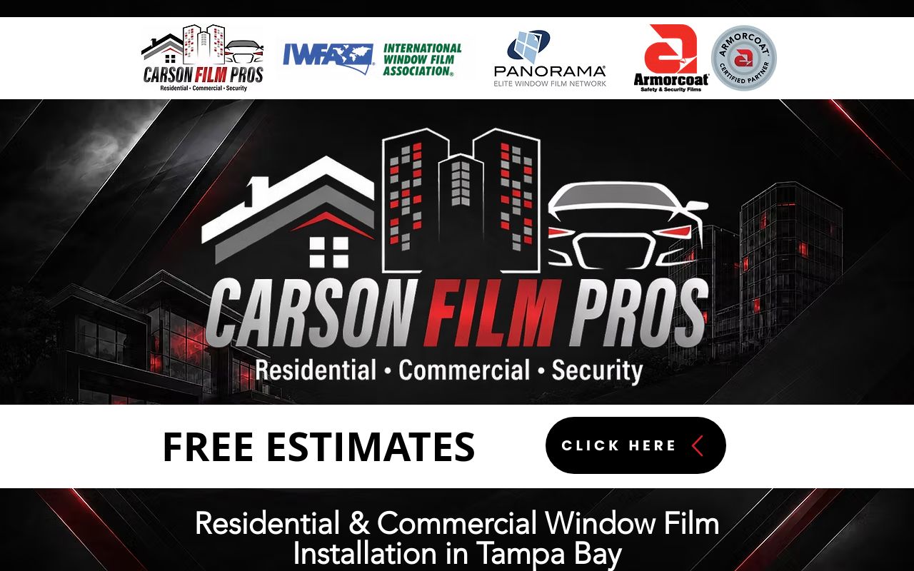 Homepage of Carson Film Pros LLC's website