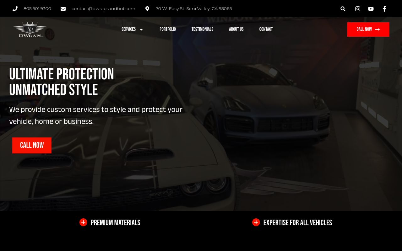 Homepage of Dwraps's website