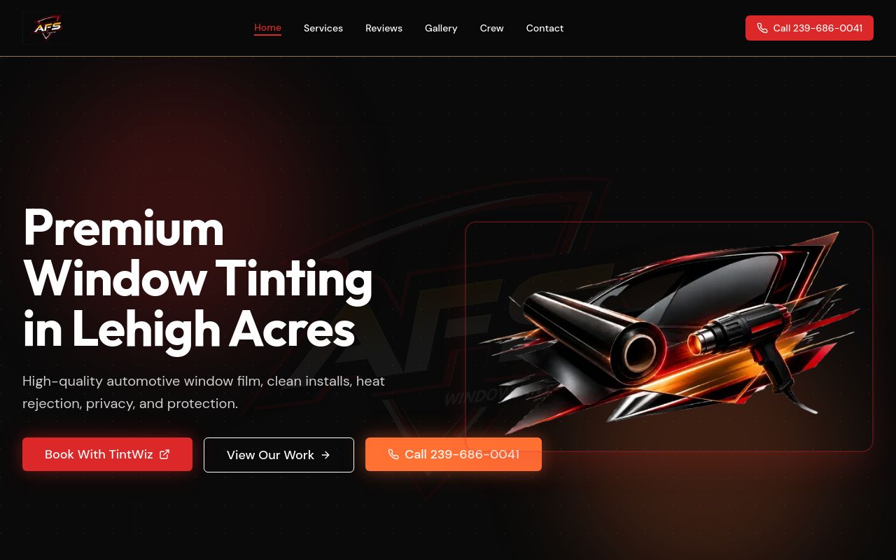 Homepage of AUTO FILM STUDIO's website