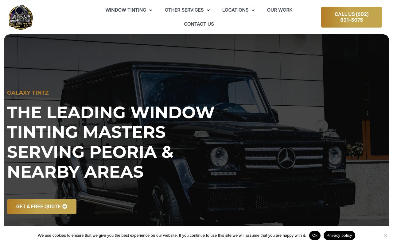 Homepage of Galaxy Tintz's website