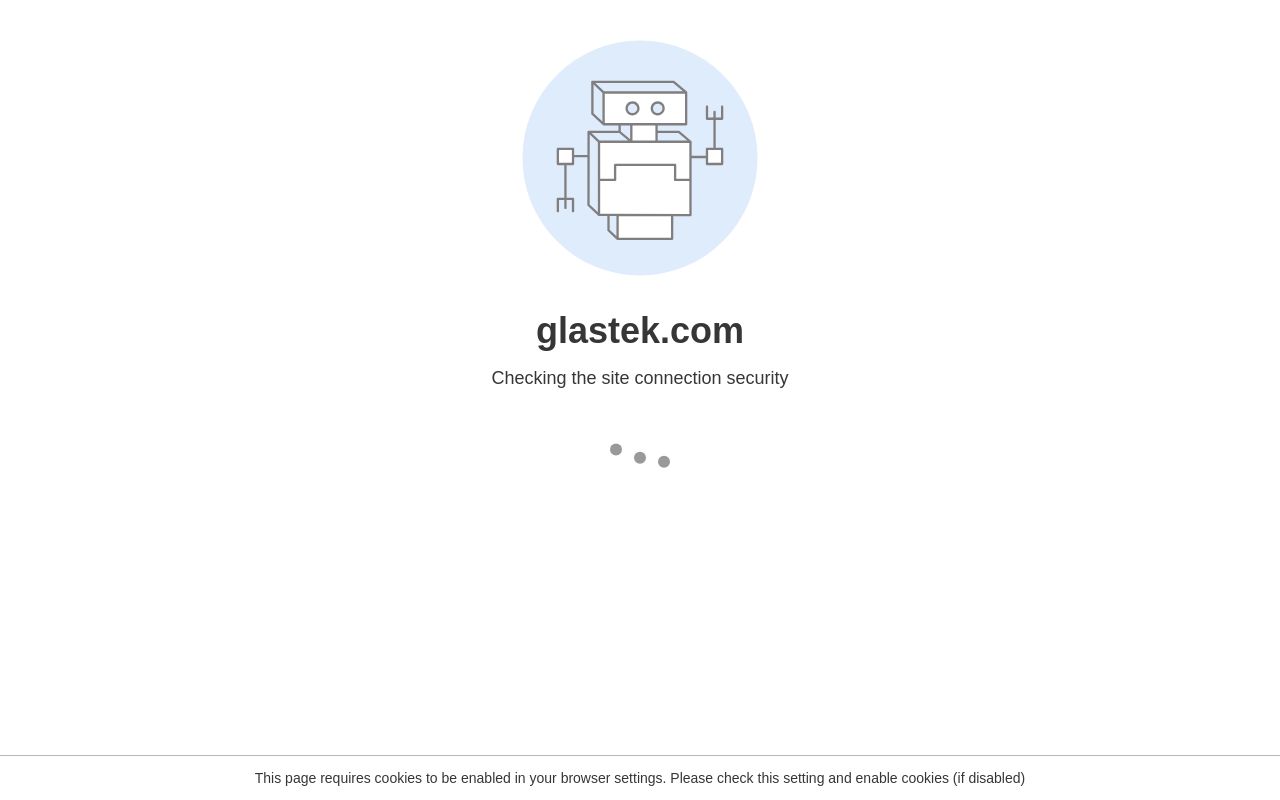 Homepage of Glas Tek's website