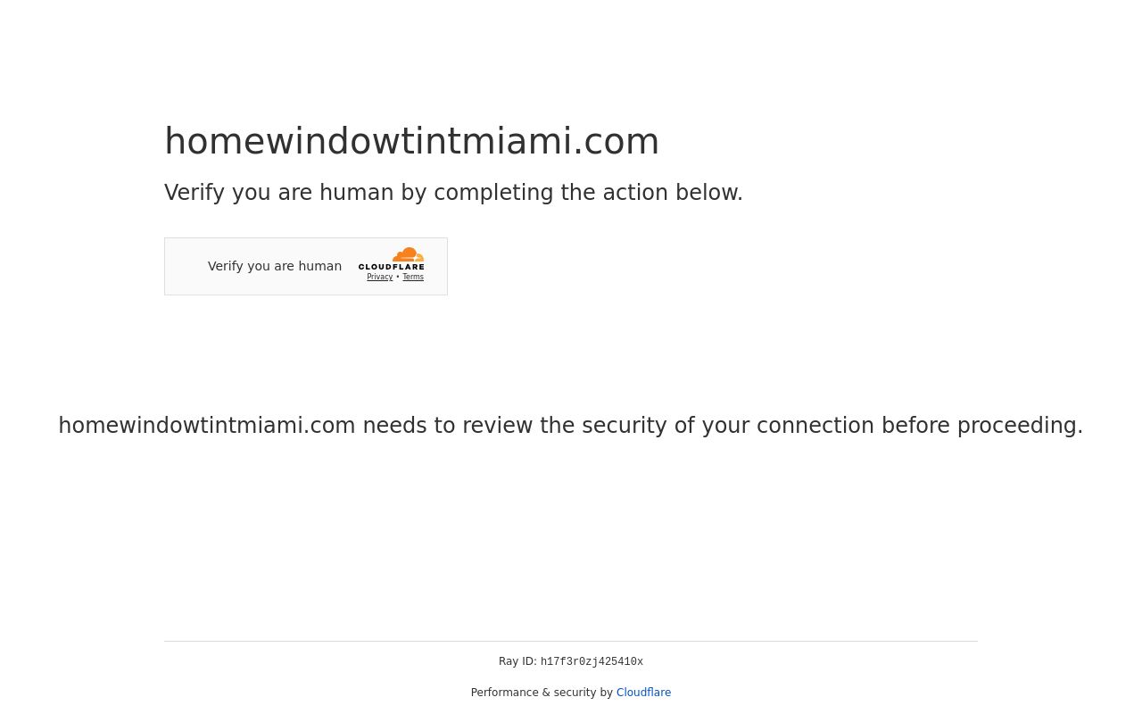 Homepage of Home Window Tinting Miami's website