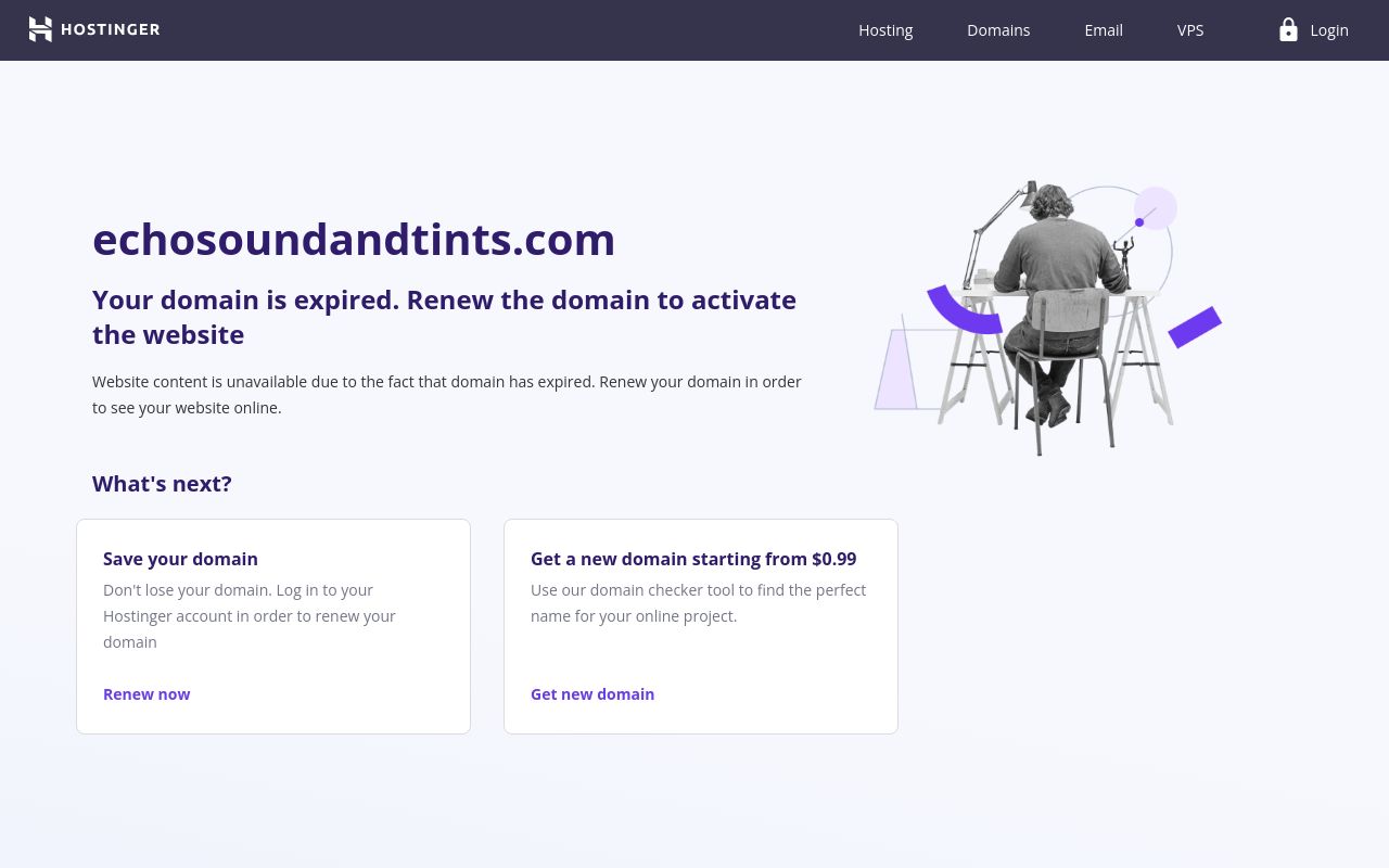 Homepage of Echo Sound And Tints Inc's website
