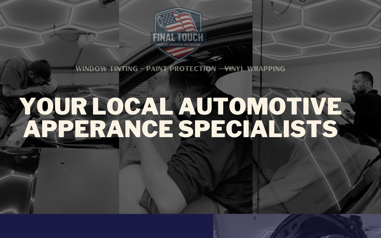 Homepage of Final Touch's website