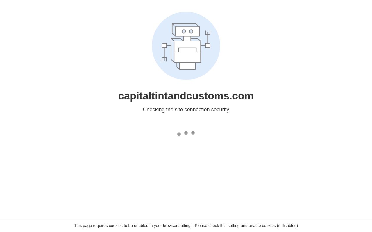 Homepage of CAPITAL TINT and CUSTOMS's website
