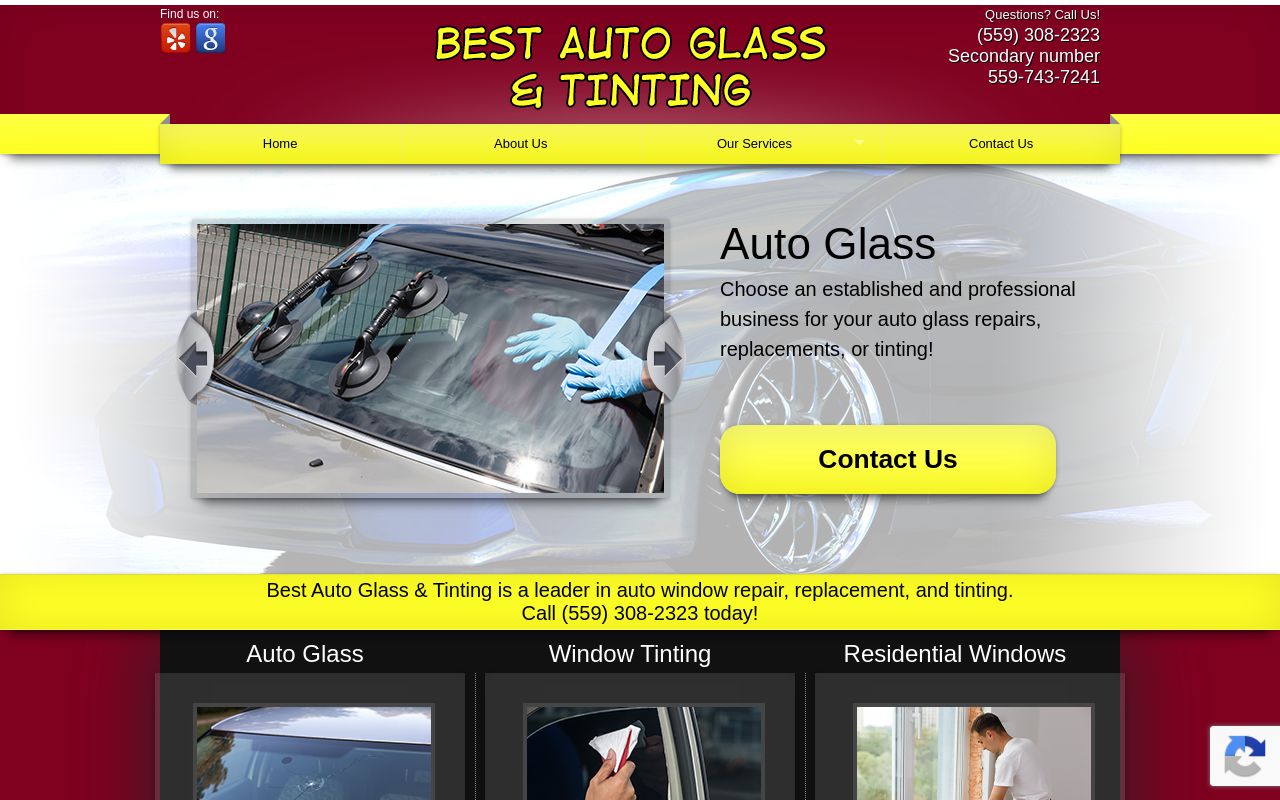 Homepage of Best Auto Glass,&Tint ⭐️ ⭐️ ⭐️ ⭐️ ⭐️'s website