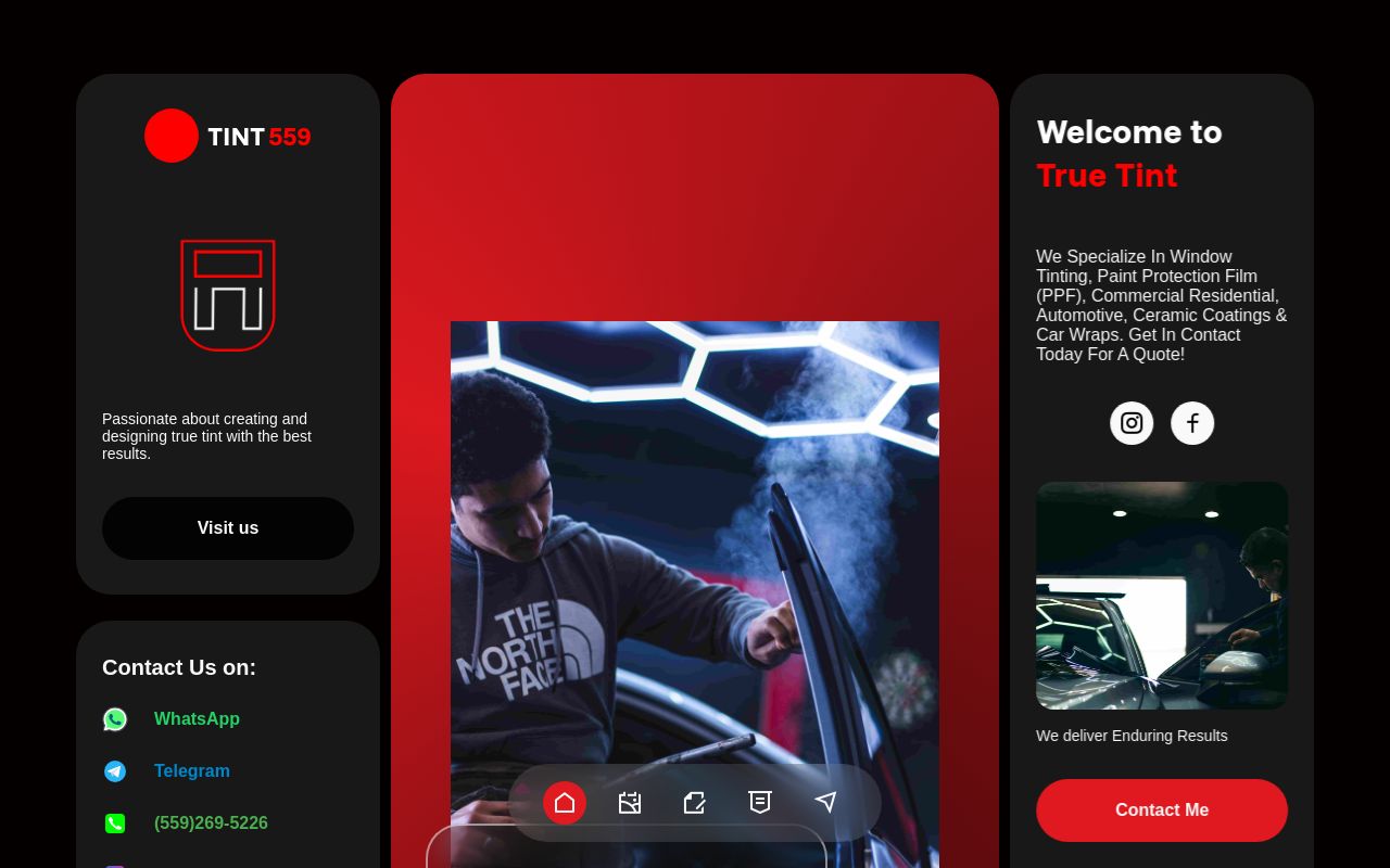 Homepage of Tint559's website