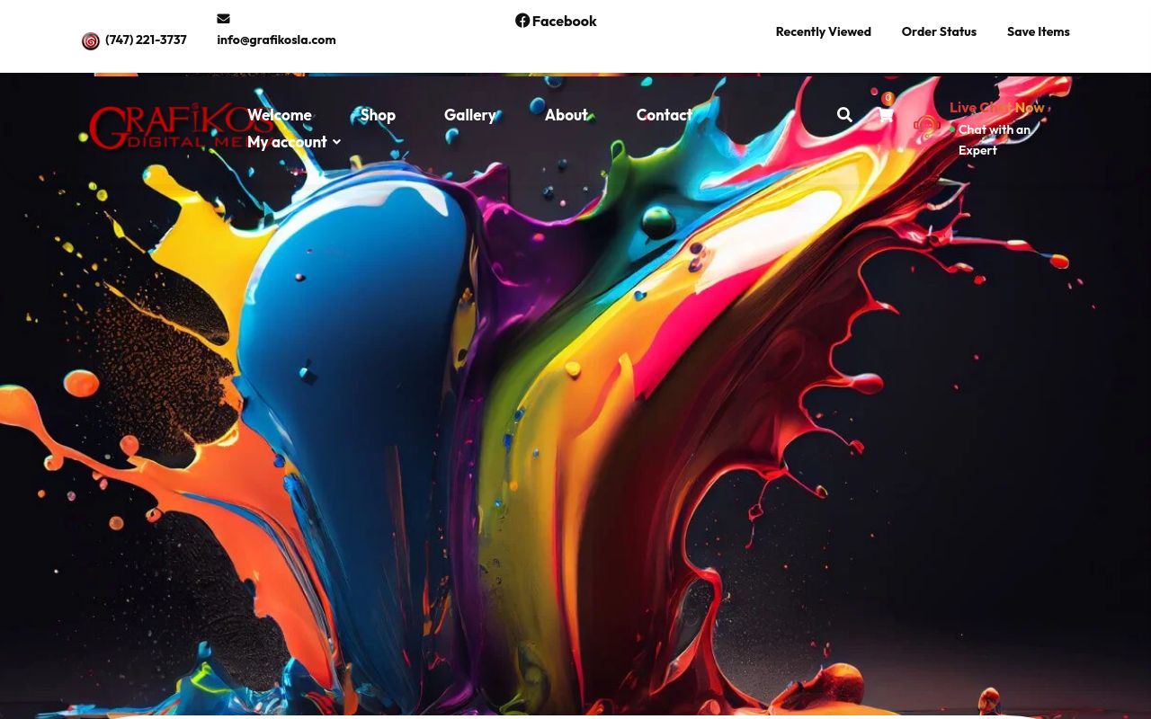 Homepage of Grafikos Vehicle Wraps, Signs, and much more!'s website