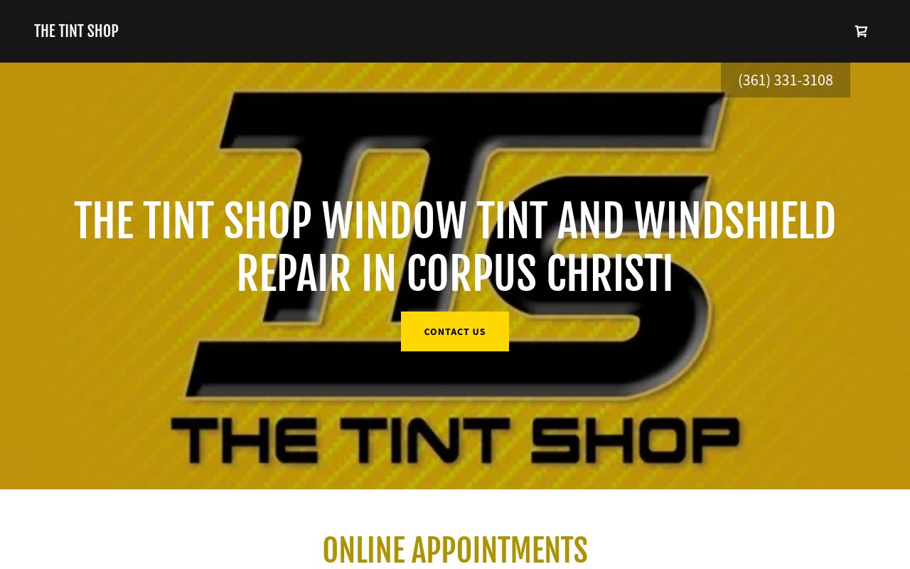 Homepage of The Tint Shop And Windshield Replacement's website