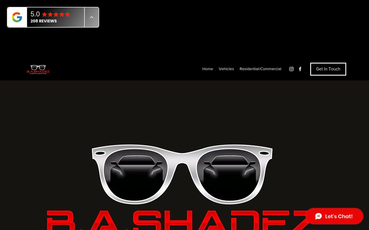 Homepage of B.A.shadez's website