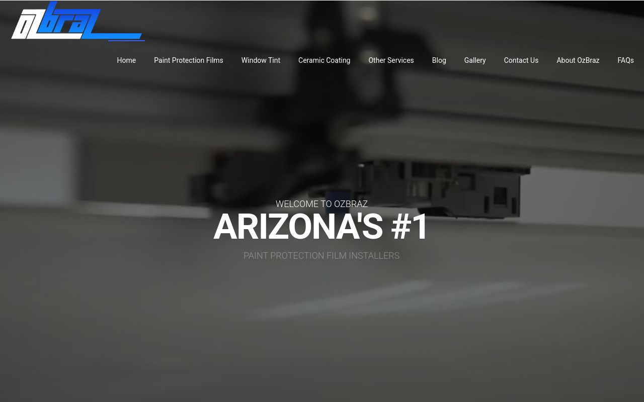 Homepage of OzBraz's website