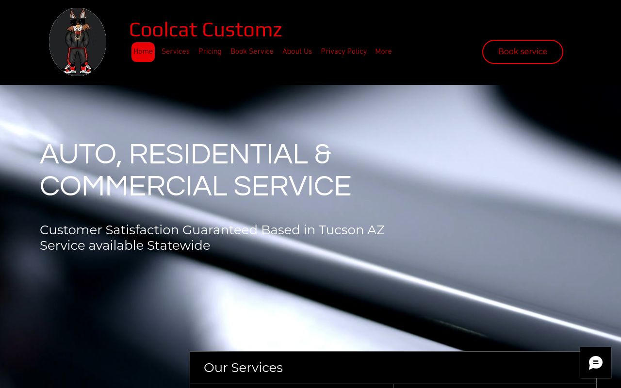 Homepage of CCG&T LLC's website