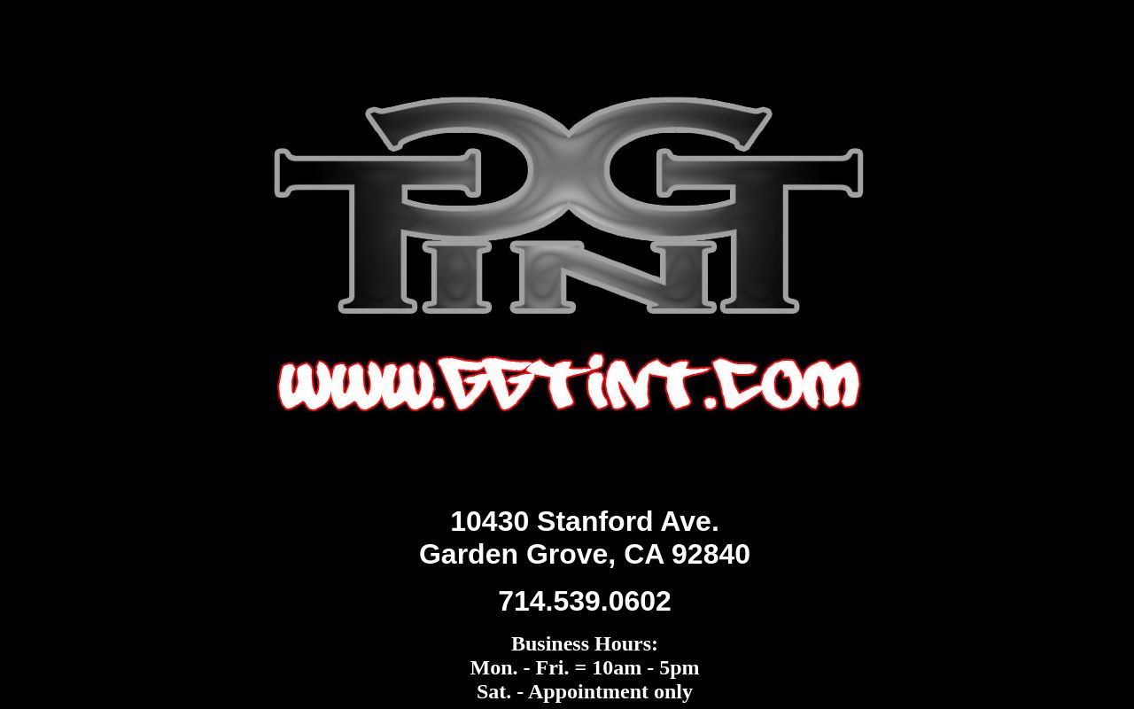 Homepage of Garden Grove Auto Body's website