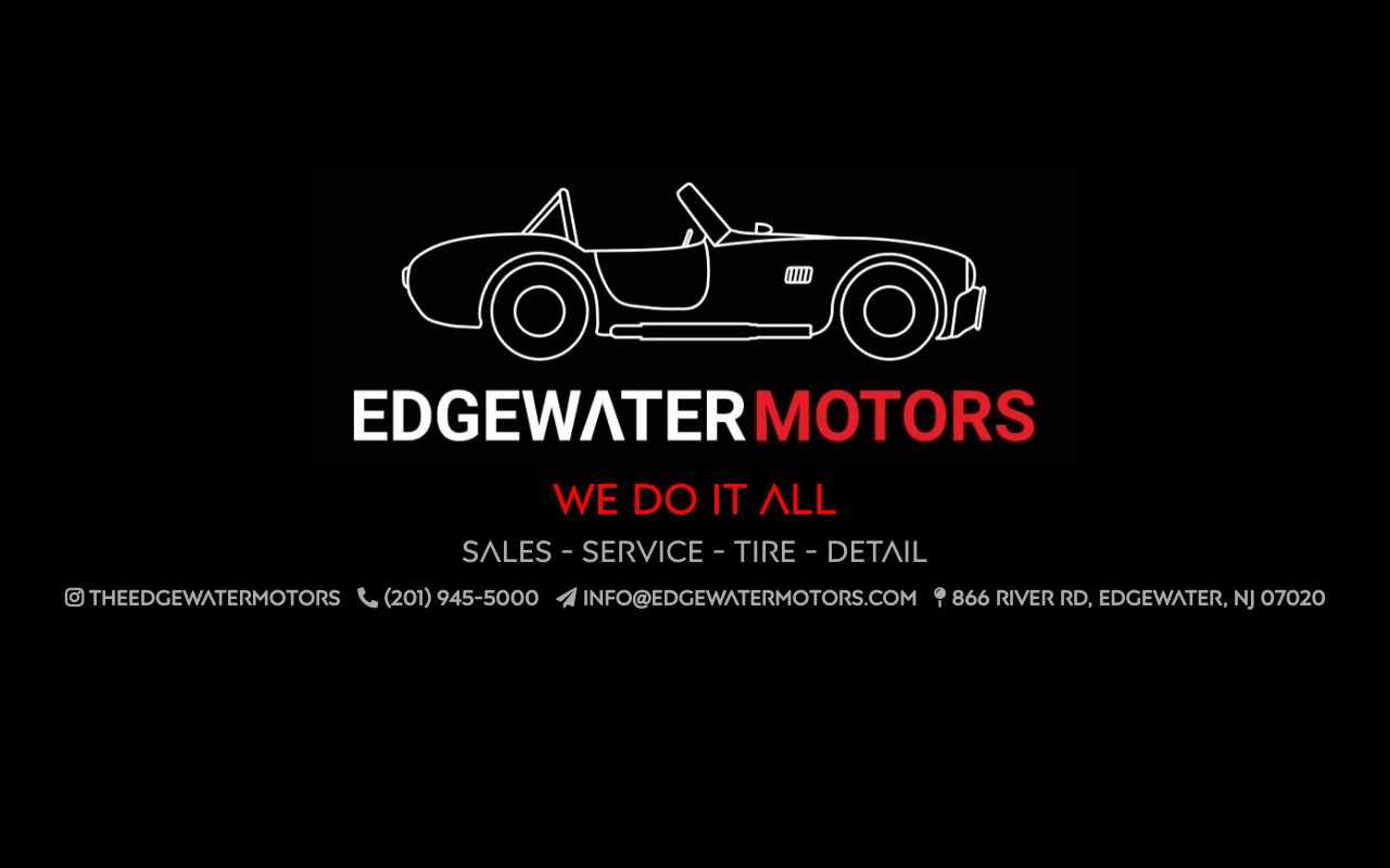 Homepage of Edgewater Motors's website