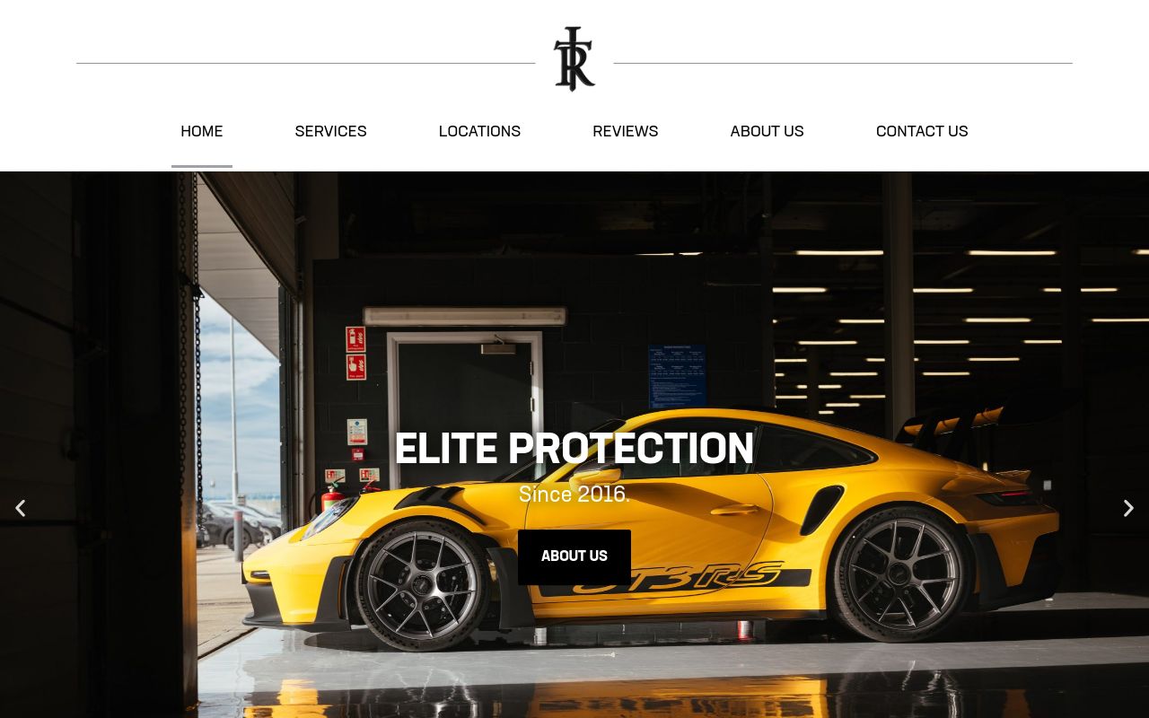 Homepage of Royal Tint of Sacramento's website