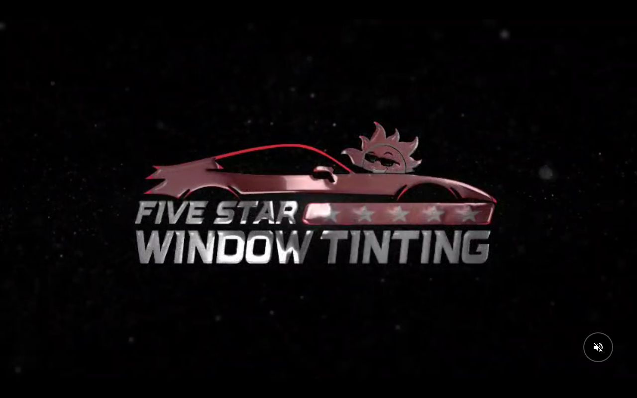 Homepage of Five Star Window Tinting's website