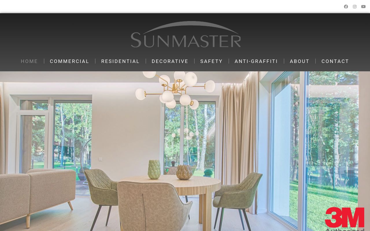 Homepage of Sunmaster's website