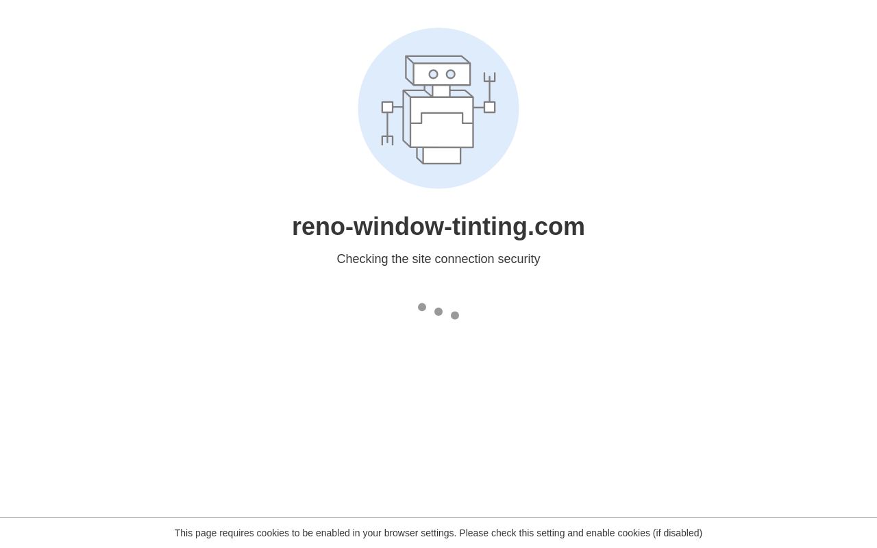 Homepage of Sierra Window Tinting's website