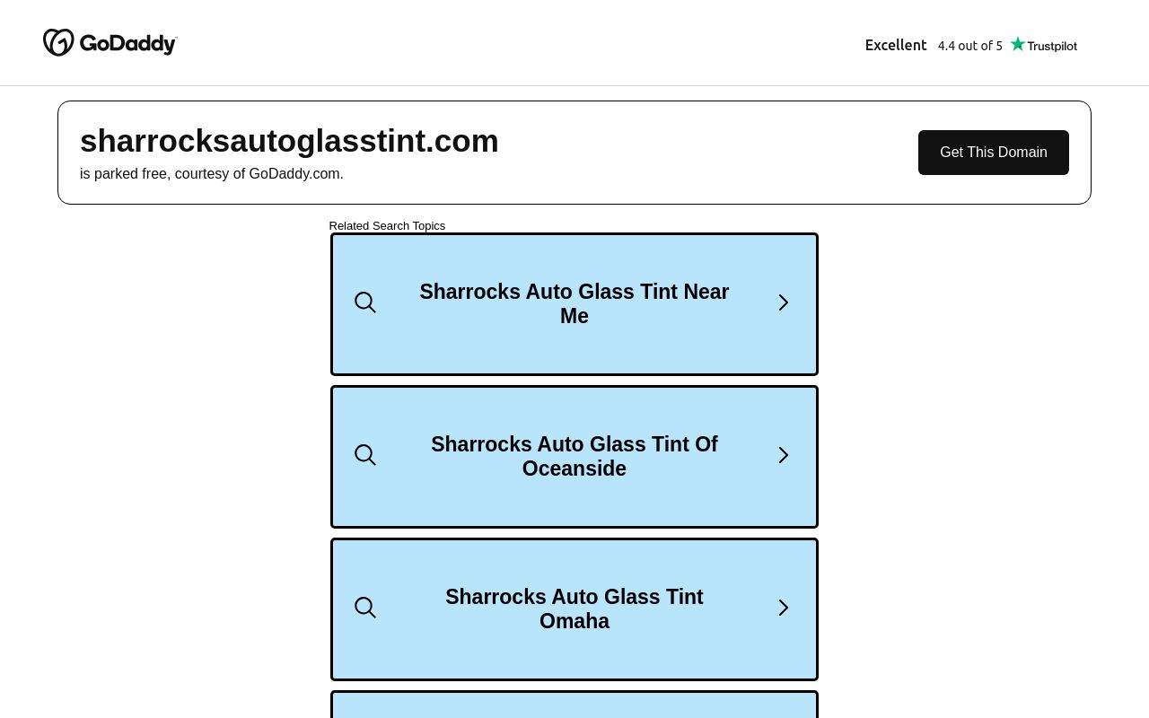 Homepage of Sharrock's Auto Glass&Tint&PPF LLC's website