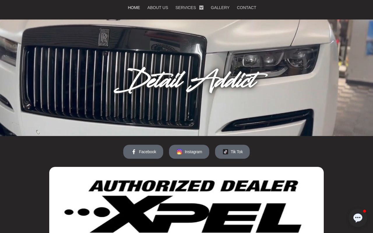 Homepage of DETAIL ADDICT's website