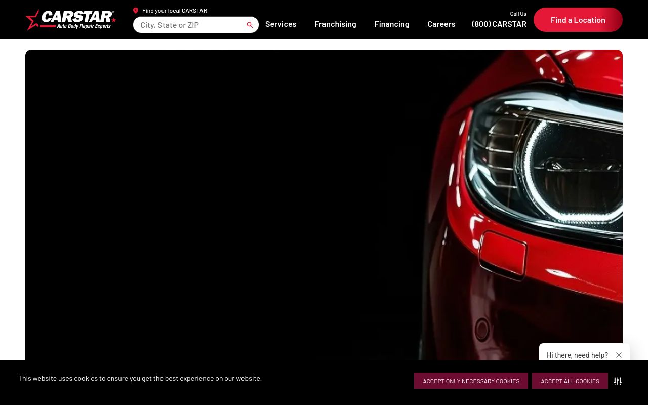 Homepage of Denton's CARSTAR of Longview's website