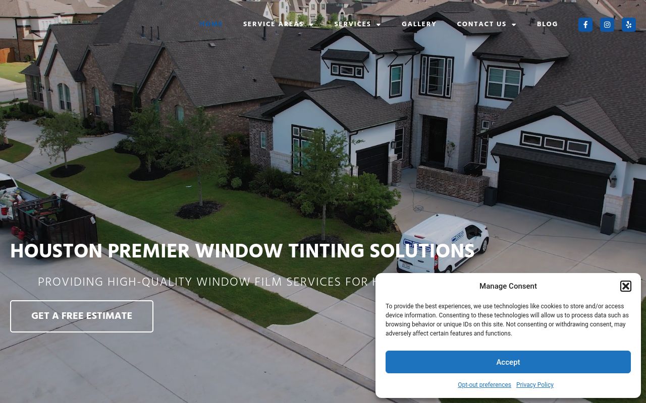 Homepage of Commercial Film Specialists's website