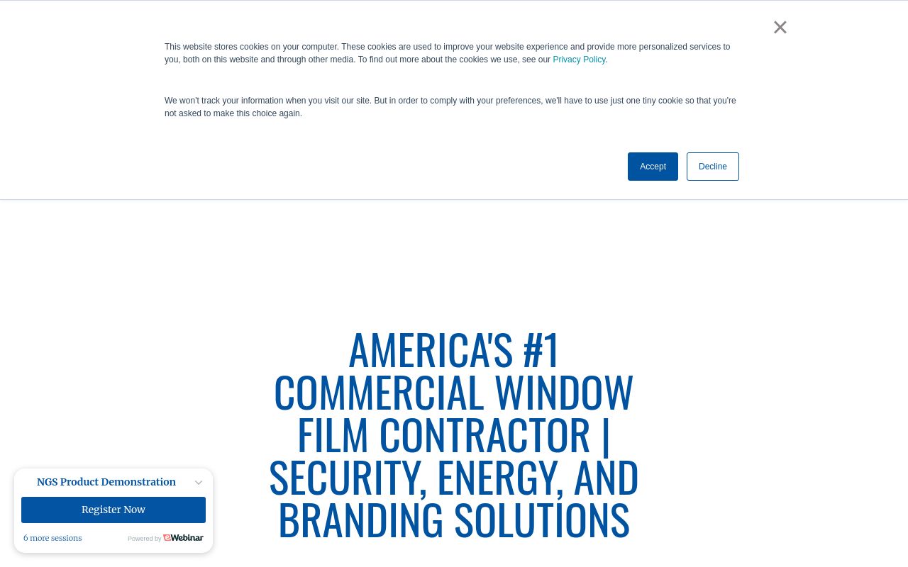 Homepage of NGS's website