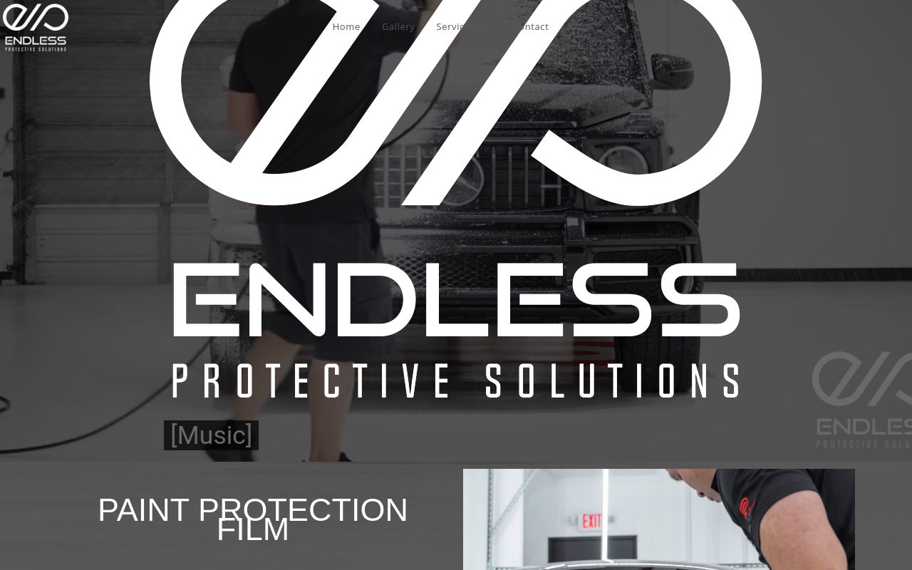 Homepage of Endless Protective Solutions's website