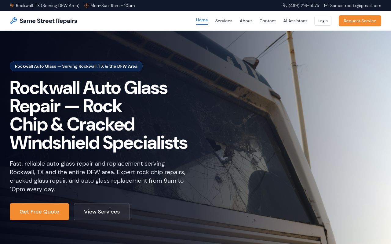 Homepage of Computer and phone Repair - Security Systems - Web Design - Window Tint's website