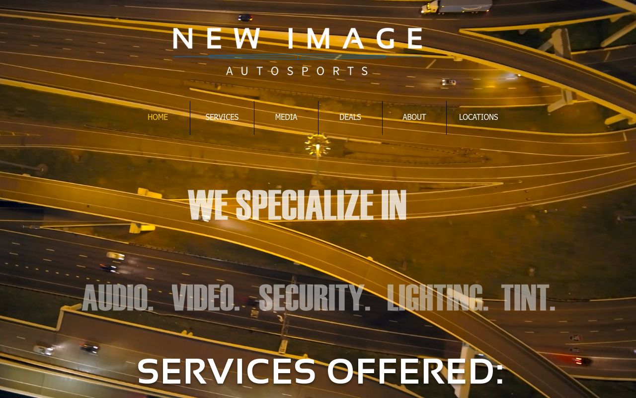 Homepage of New Image Autosports - Prime's website
